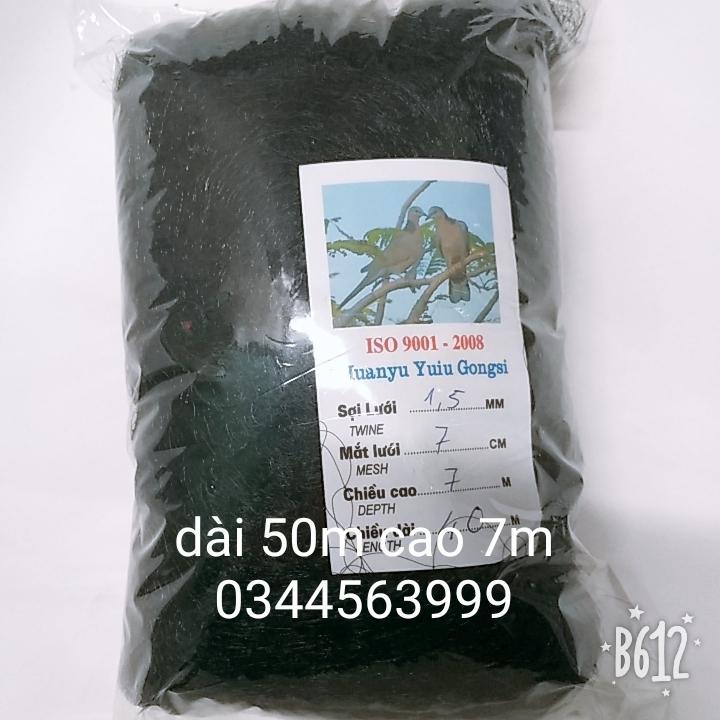 Lưới bẫy chim cu cao 7m nhuộm tàng hinh chất lượng cao