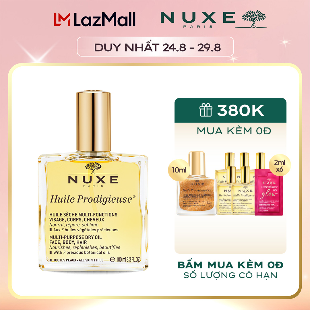 Dầu khô đa năng Nuxe Huile Prodigieuse® 100ml