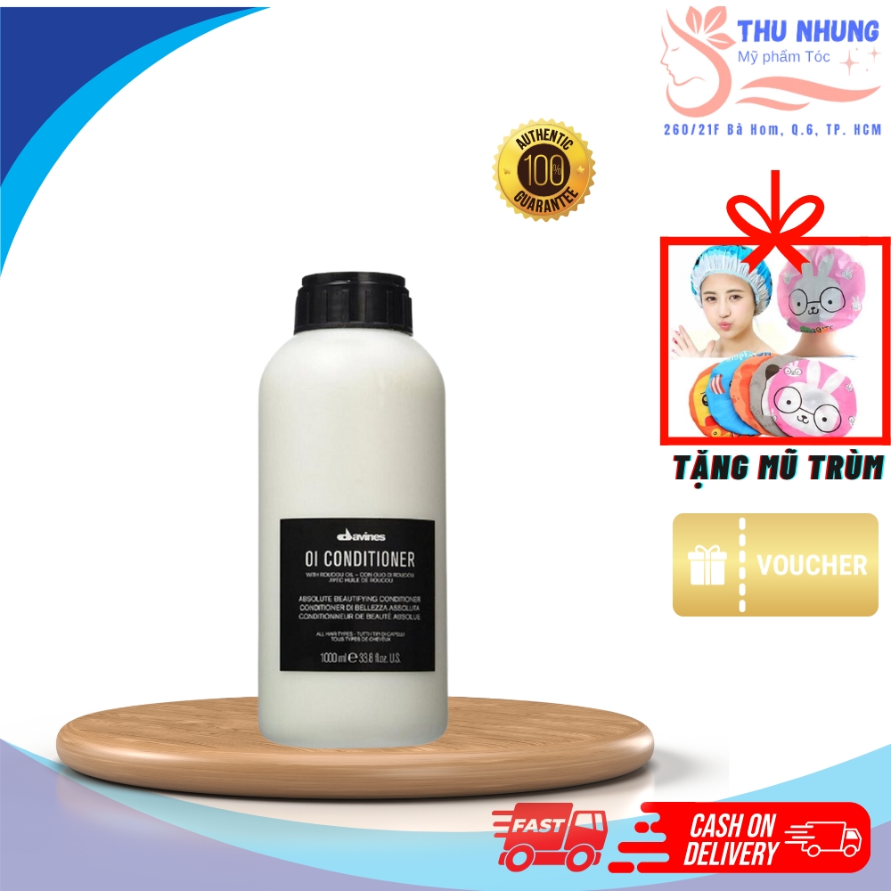 [Tặng mũ trùm]Dầu xả hoàn mỹ OI CONDITIONER Davines 1000ml