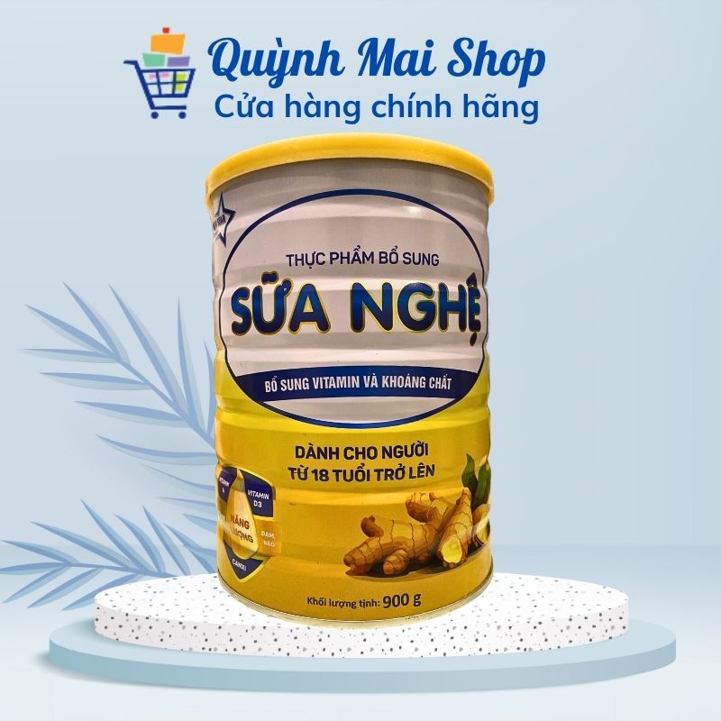 Sữa nghệ Curcumin bổ sung vitamin và khoáng chất - Hộp 900g