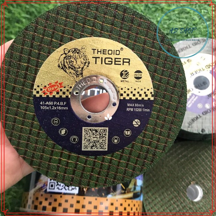 Đá cắt inox TIGER ( Số lượng 25 viên, 50 viên, 100 viên)