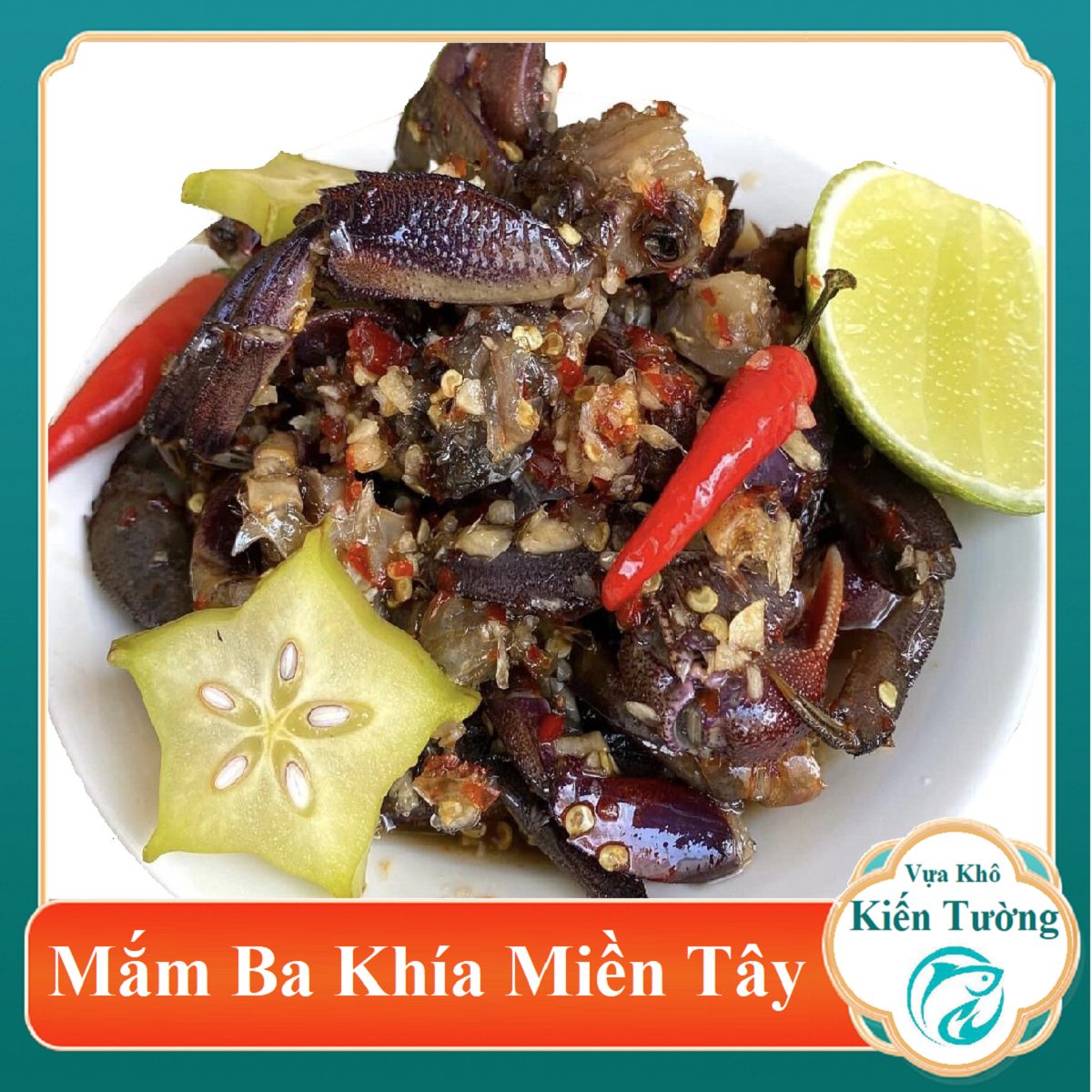 MẮM BA KHÍA ĐẶC SẢN TỨ DANH BAO NGON 500GR-Vựa Khô Kiến Tường