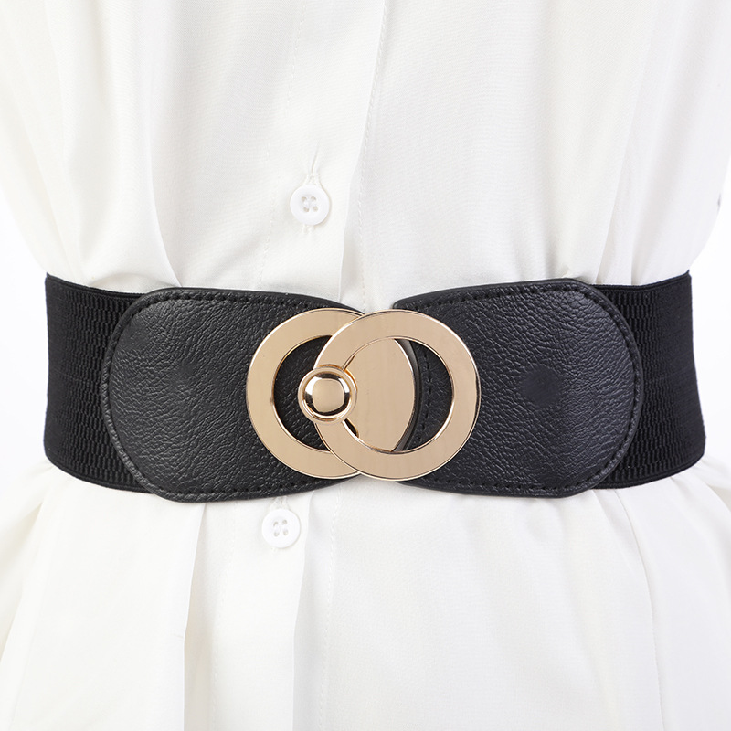 Dây nịt nữ Thắt lưng nữ đai váy co giãn bản to 6cm