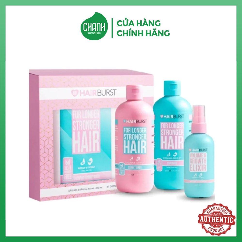 Combo Hairburst Kích Thích Mọc Tóc