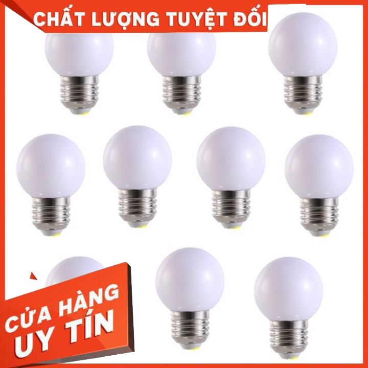 Bóng đèn led tròn đui xoáy 1w trang trí
