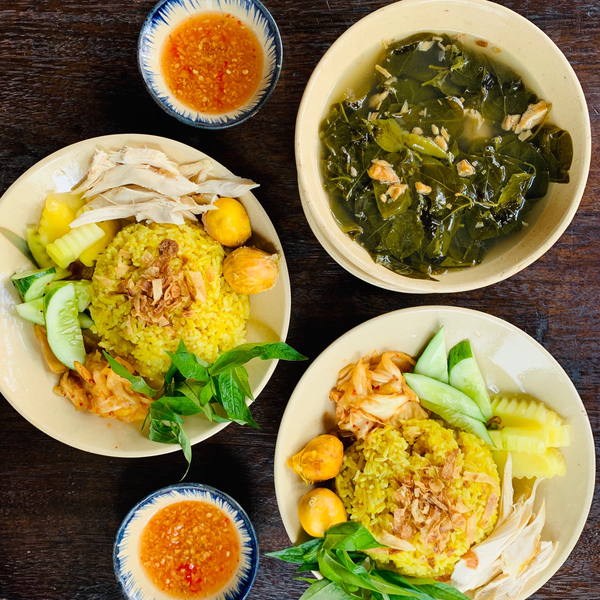Set combo cơm gà