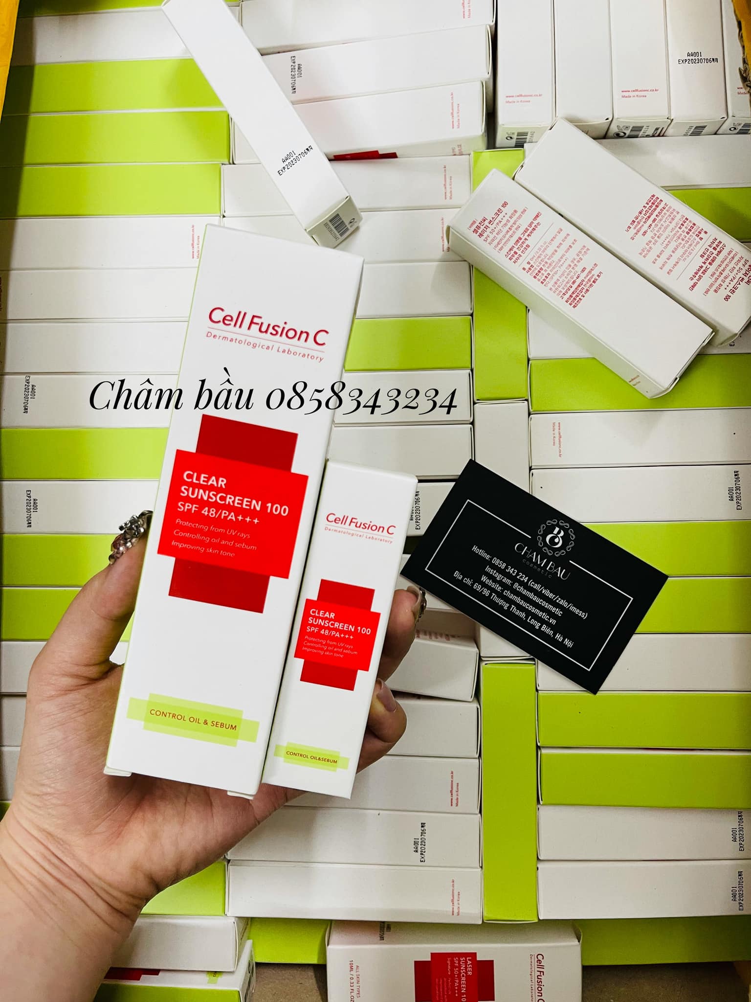 Kem chống nắng cell fushion c
