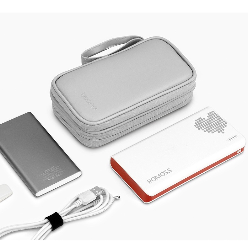 Baona: BN001, BN003 Túi đựng phụ kiện công nghệ, bộ sạc macbook, máy tính bảng, dây cáp sạc, pin dự phòng.