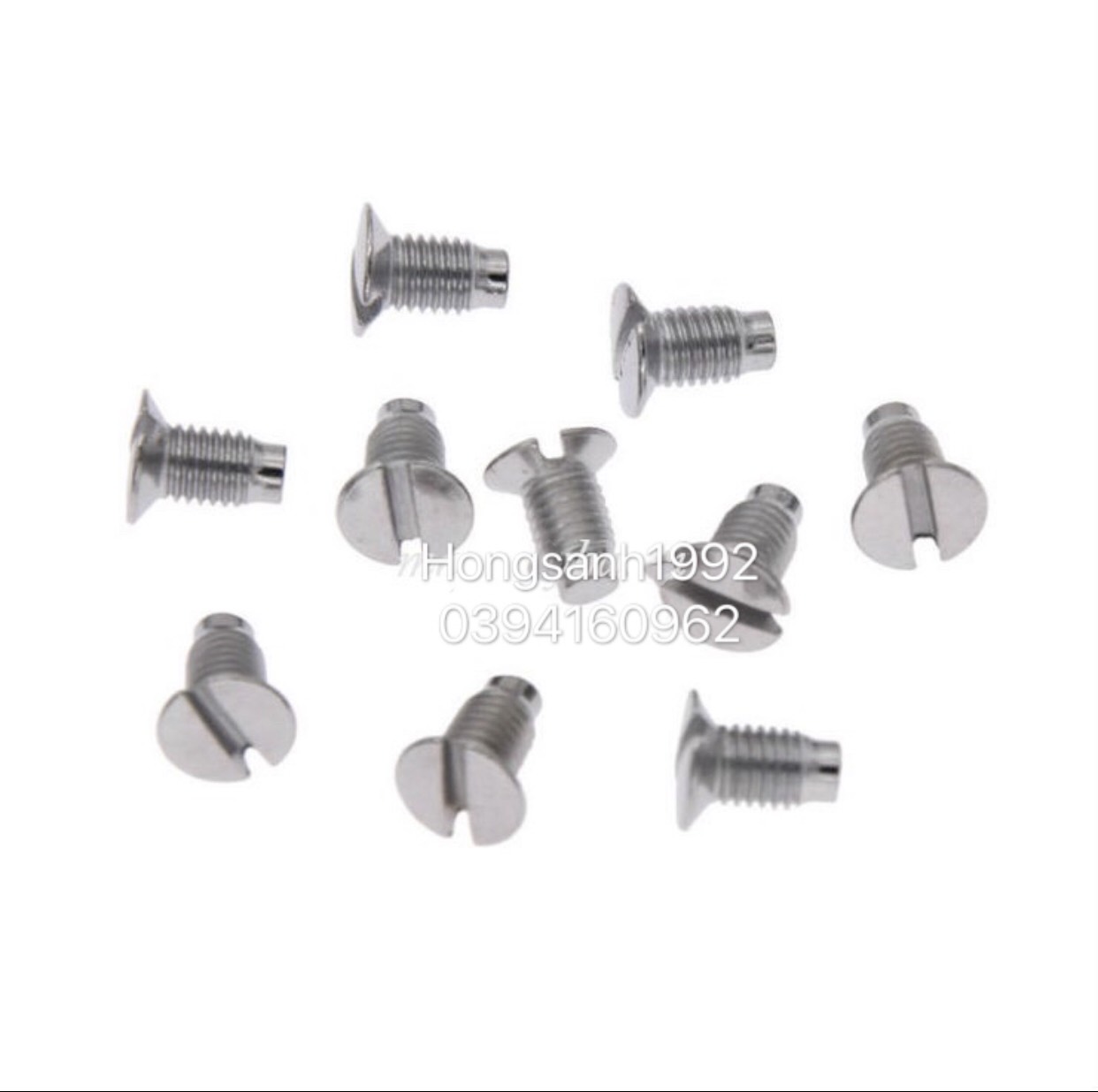 Combo 10 con ốc gắn mặt nguyệt máy may 1 kim công nghiệp