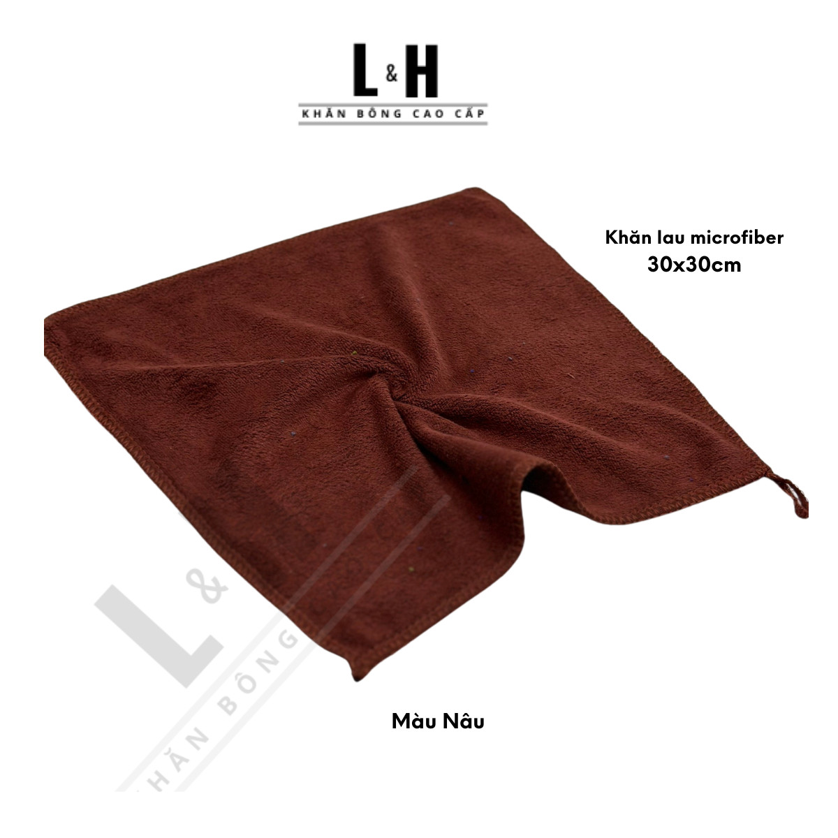 Khăn lau ô tô, lau bếp, lau cửa kính 30 * 30cm