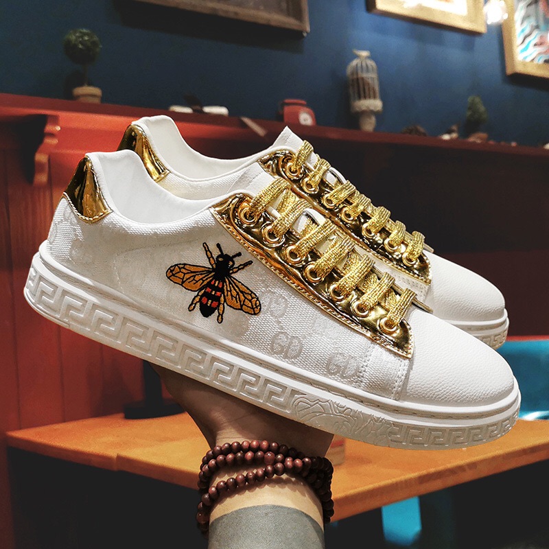 Giày nam con ong đường chỉ khâu chắc chắn Đế khâu lót chống mồ hôi