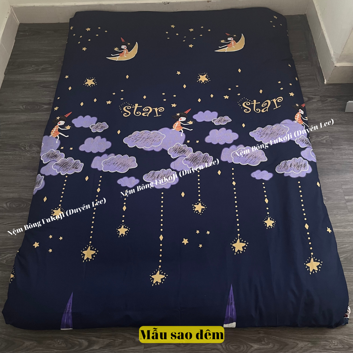 Áo bọc nệm topper 2 mặt có khóa kéo 1mx2m, 1m2x2m, 1m4x2m, 1m6x2m, 1m8x2m