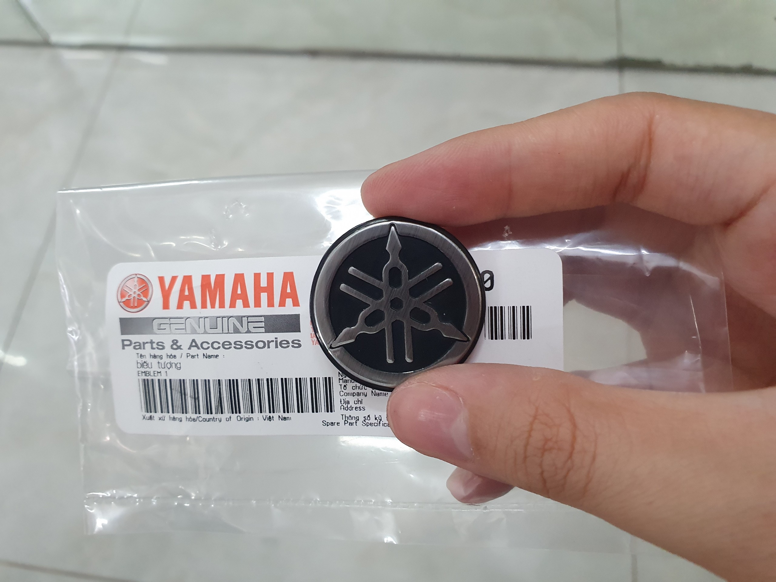 Logo Yamaha Mặt Nạ Trước Ex135 Đời 2010