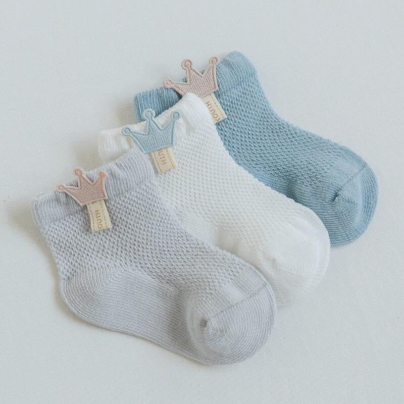 Tất Lưới Nemo Baby - Set 3 Đôi Cho Bé Từ Sơ Sinh Đến 1 Tuổi - Sukem Shop