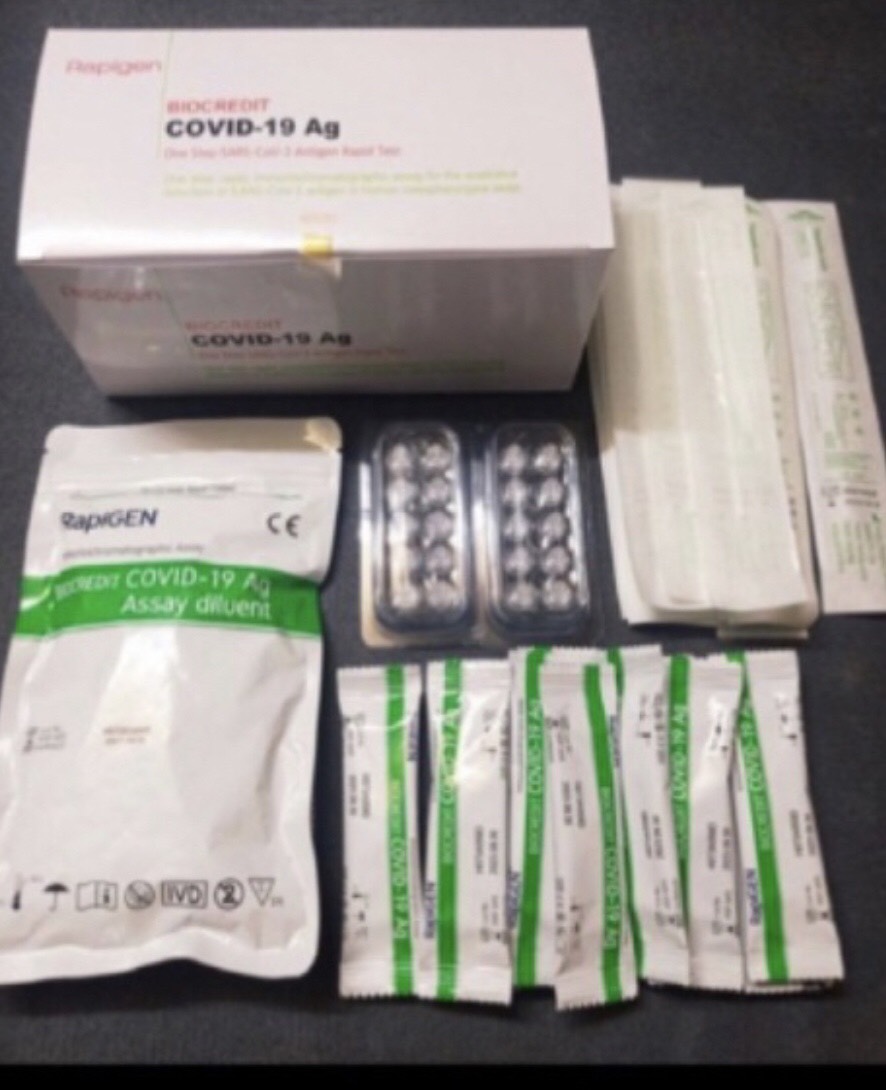 Bộ test nhanh COVID-19 Biocredit Hàn Quốc, Que thử nhanh kháng nguyên Sars