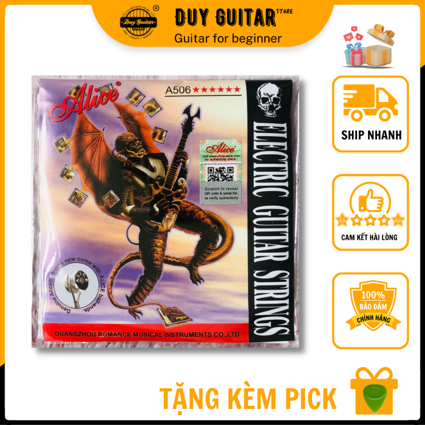 Dây đàn guitar điện Alice A506 SL dây guitar size 9 Duy Guitar Store