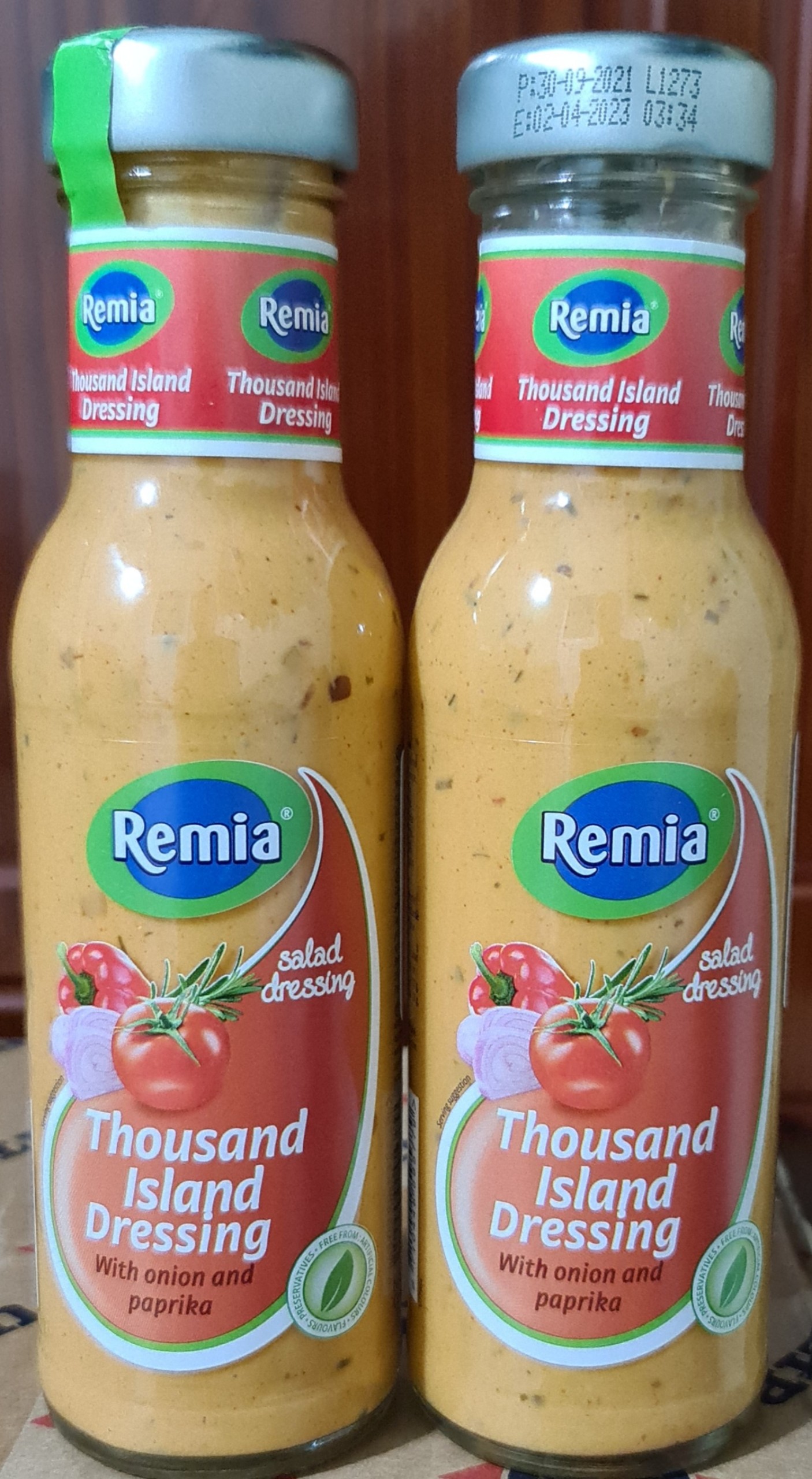 Combo 2 chai nước sốt salad tổng hợp remia 250ml - hà lan