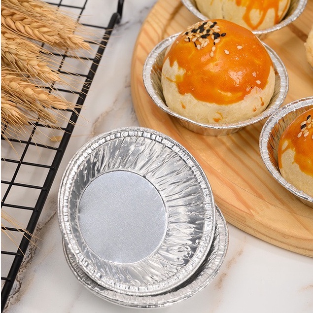 Set 50-100 chén bạc, chén nhôm lót khuôn nướng tart trứng, nướng hàu,...