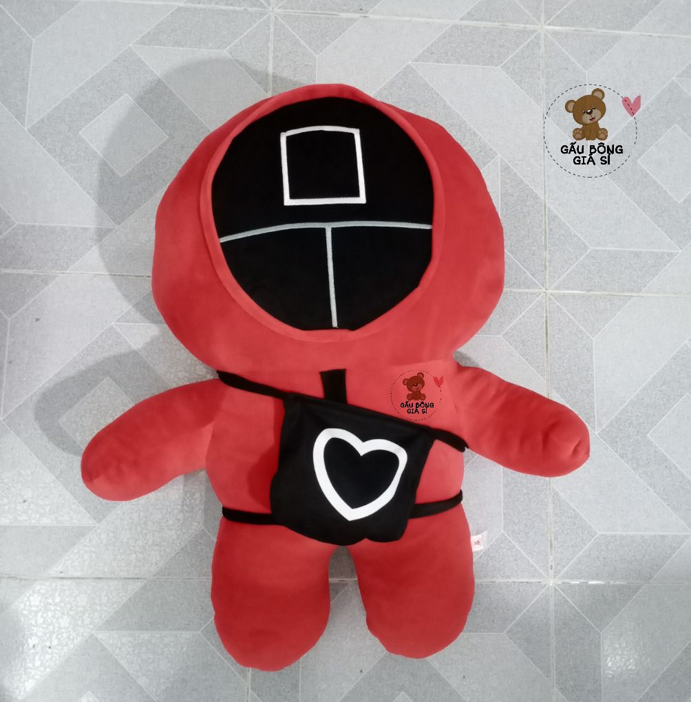 SQUID GAME GẤU BÔNG TRÒ CHƠI CON MỰC 40CM CAO CẤP GIÁ RẺ