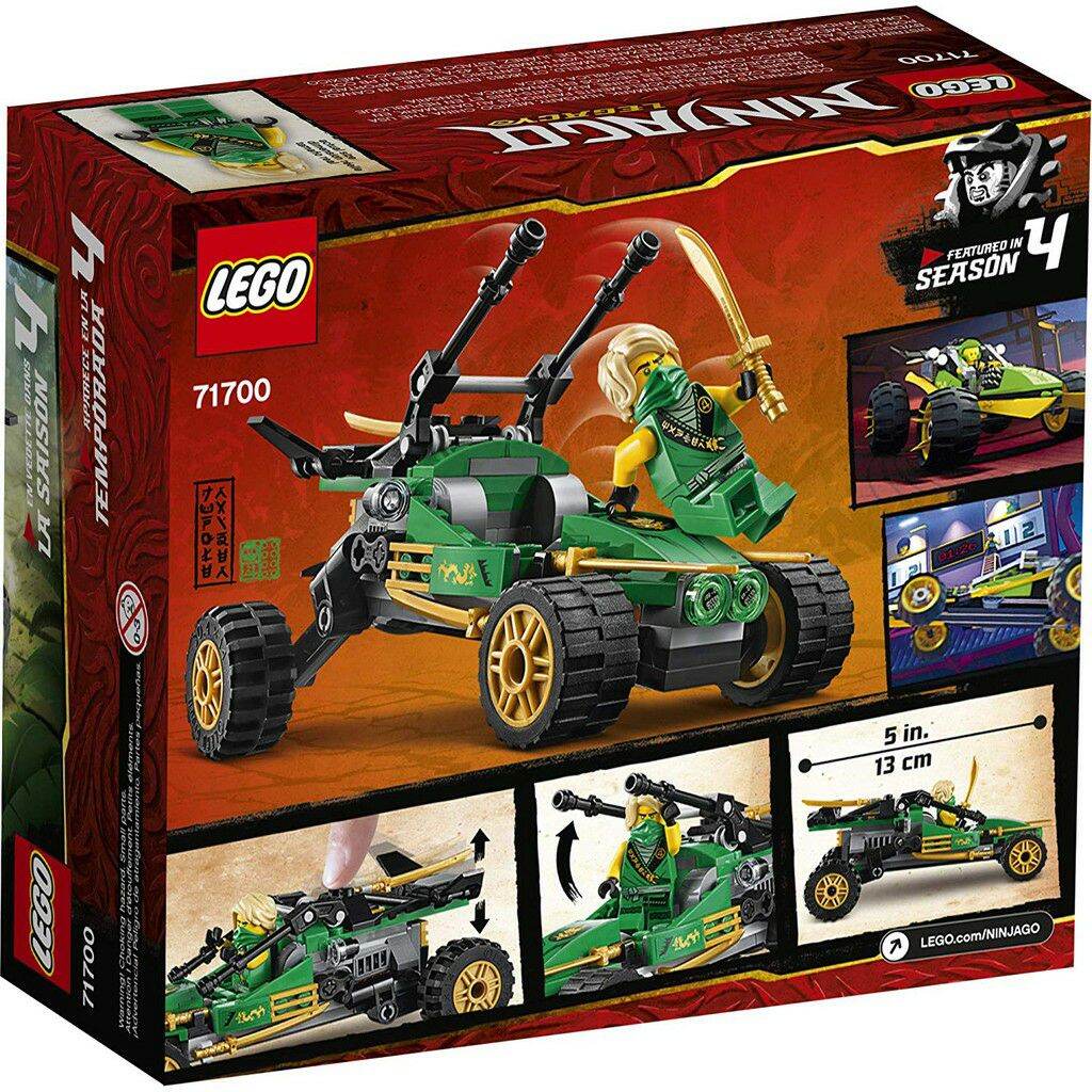 Đồ chơi lắp ráp lego ninjago- xe đua vượt rừng - mã 71700 -127 chi tiết