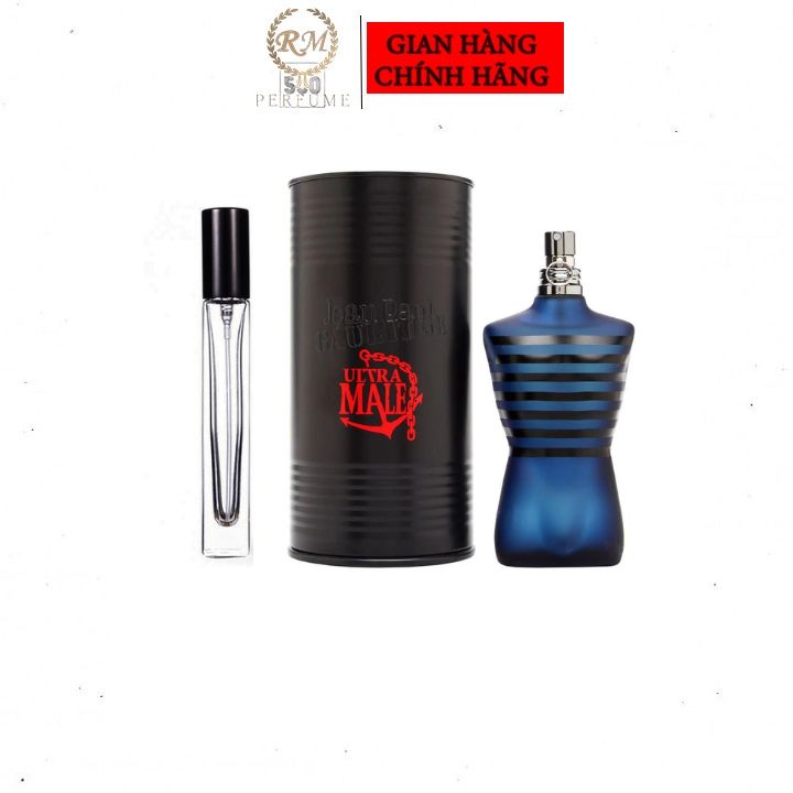 Nước hoa nam thơm lâu quyến rũ Jean Paul Gaultier Ultra Male, nước hoa hương thảo mộc cho nam đem lại sự gợi cảm cuốn hút dung tích 5ml/ 10ml/ 20ml