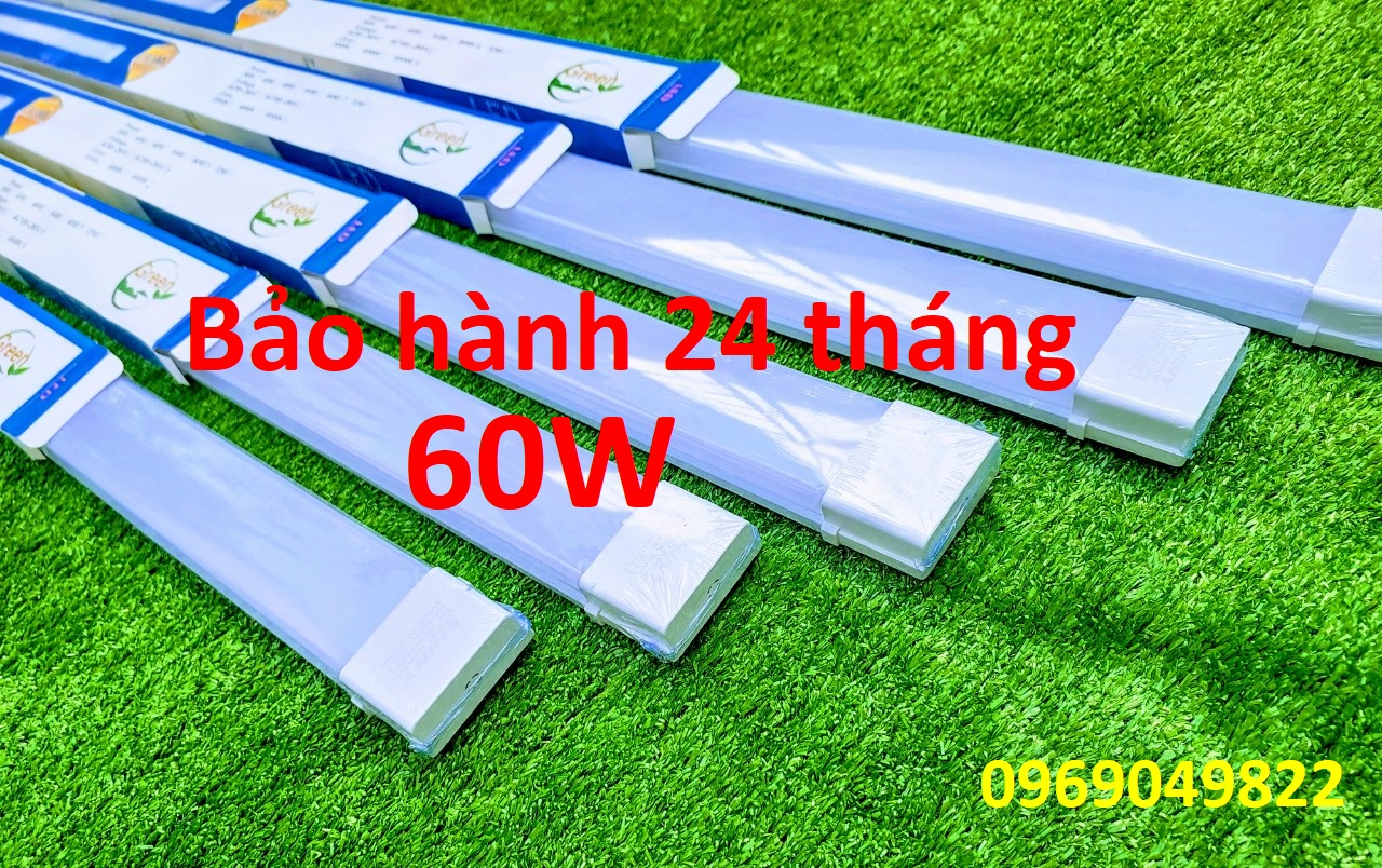 Bộ 2 Đèn Led Bán Nguyệt Đầu Vuông SHINY 1m2 60W LED Siêu Sáng 6500K