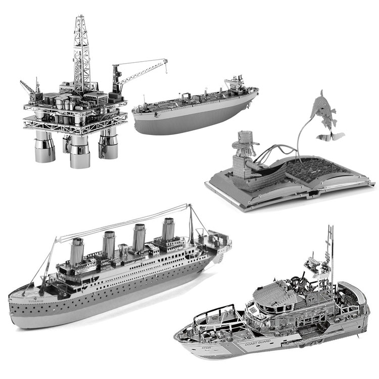 Mô hình thép 3D tự ráp tàu thuyền