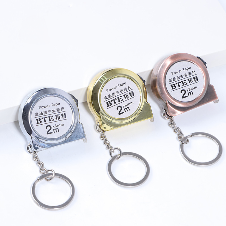 Thước dây cuộn mini, thước cuộn mini 2m, thước dây mini kèm móc khóa sang trọng thời trang tiện dụng - Life Style 4U