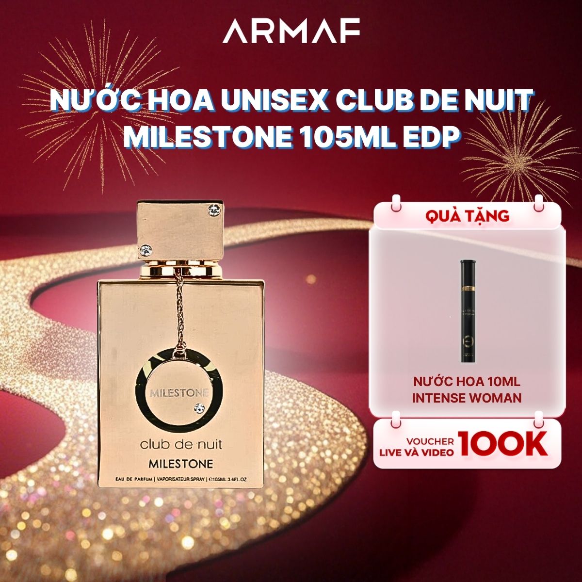  Nước Hoa Unisex ARMAF Club De Nuit Milestone EDP 