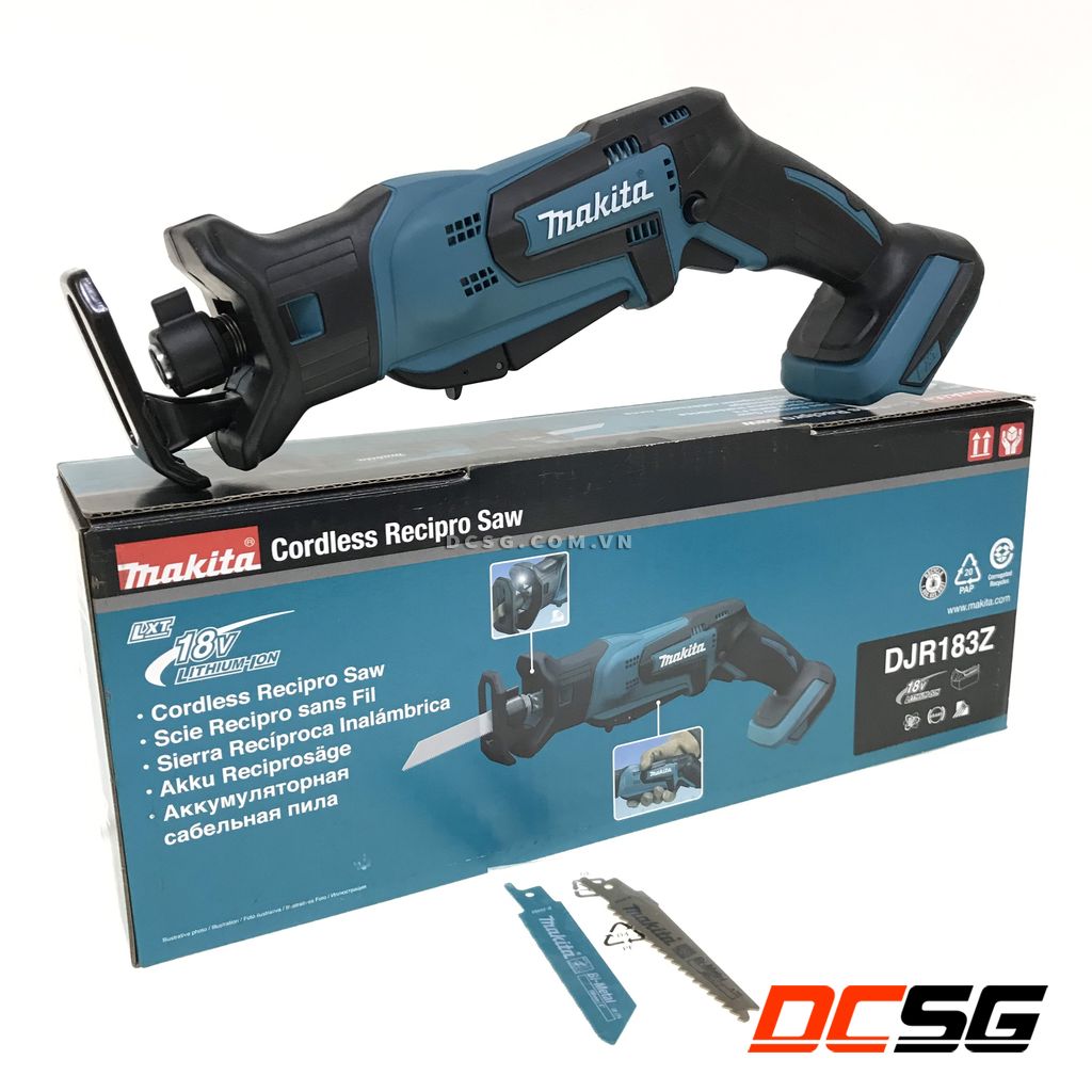 Máy cưa kiếm dùng pin 18V Makita DJR183Z (Thân máy)