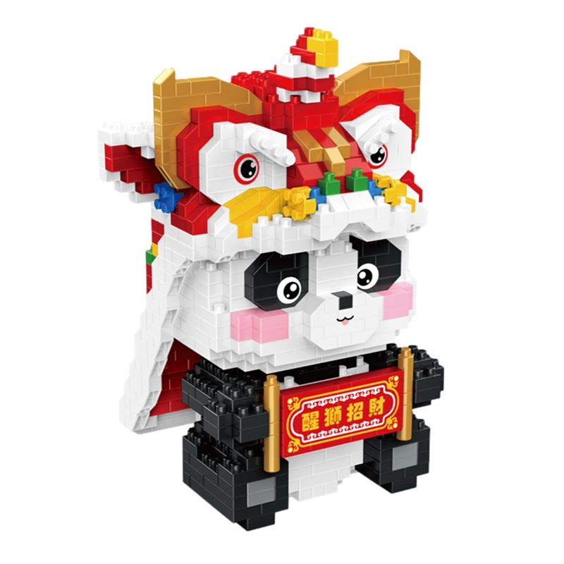 Bộ đồ chơi lắp ráp mô hình - nhân vật Gấu Panda Trung Hoa YKO