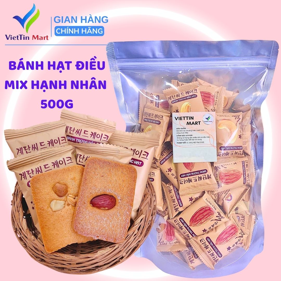 Bánh Quy Hạt Điều Mix Hạnh Nhân