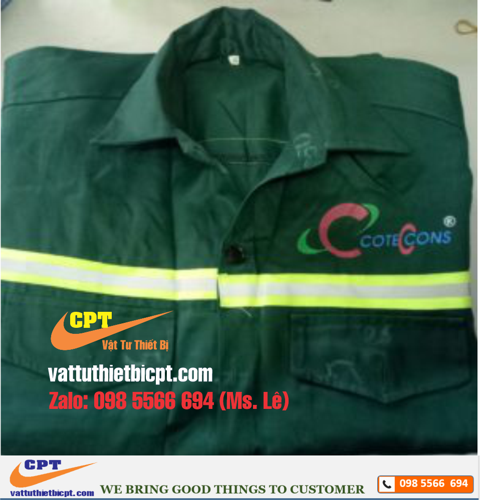Set 2 Áo công nhân Coteccons/ Áo Công Nhân/ Áo Kỹ Thuật Coteccons