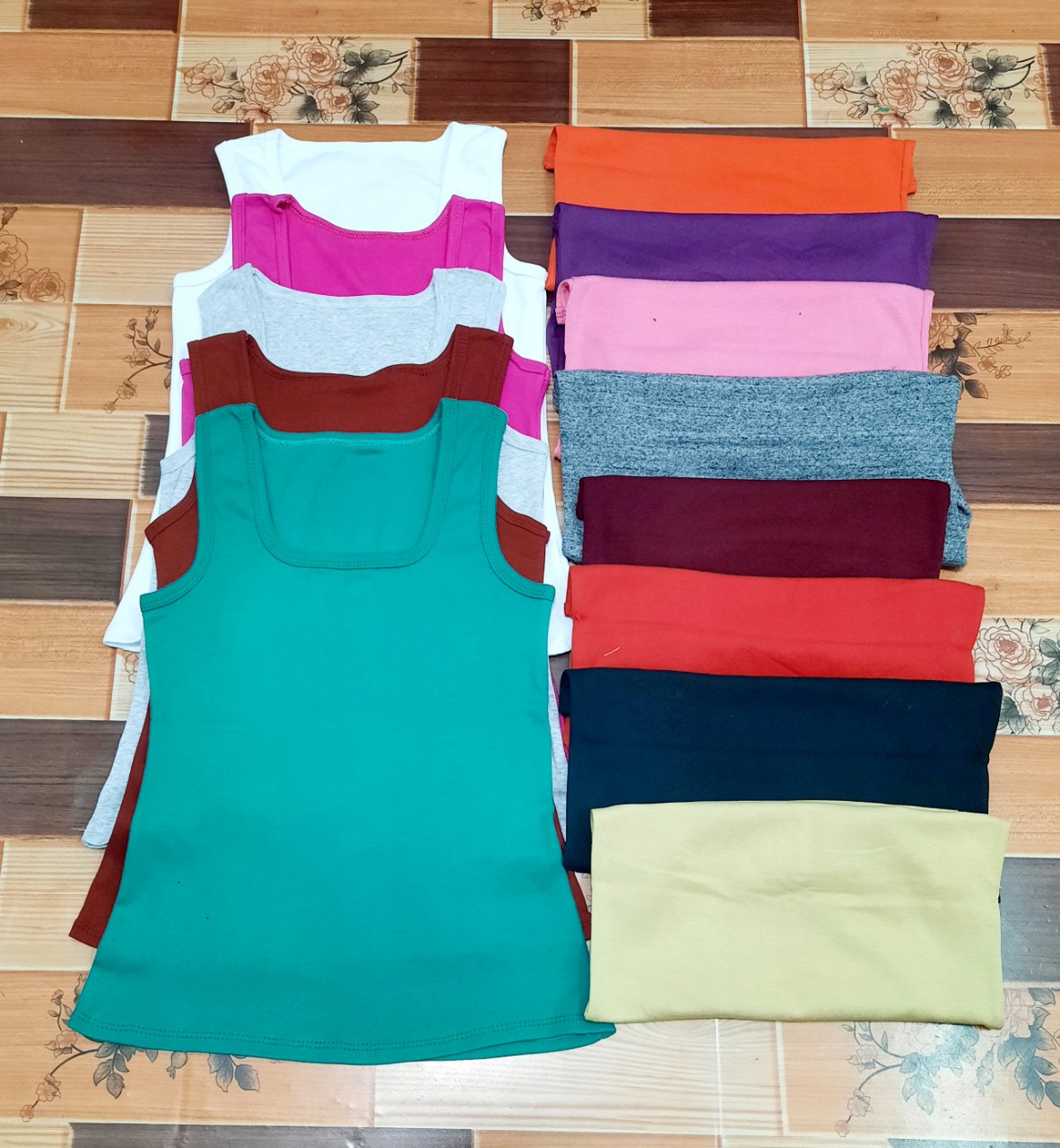 Áo thun sát nách nữ size - áo thun ba lỗ nữ