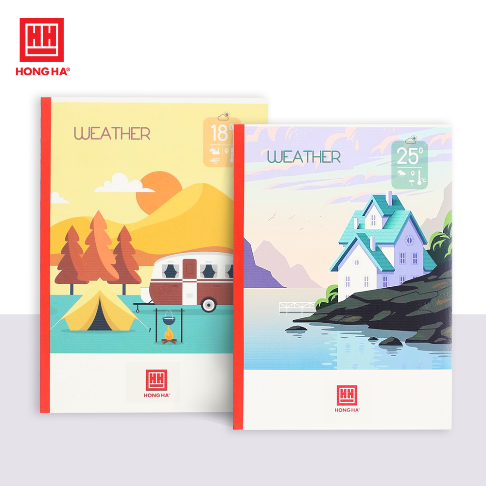 Vở kẻ ngang 120 trang Weather Hồng Hà - 1446