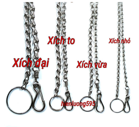 Xích Chó Inox | Dây dắt inox cho chó mèo Size M