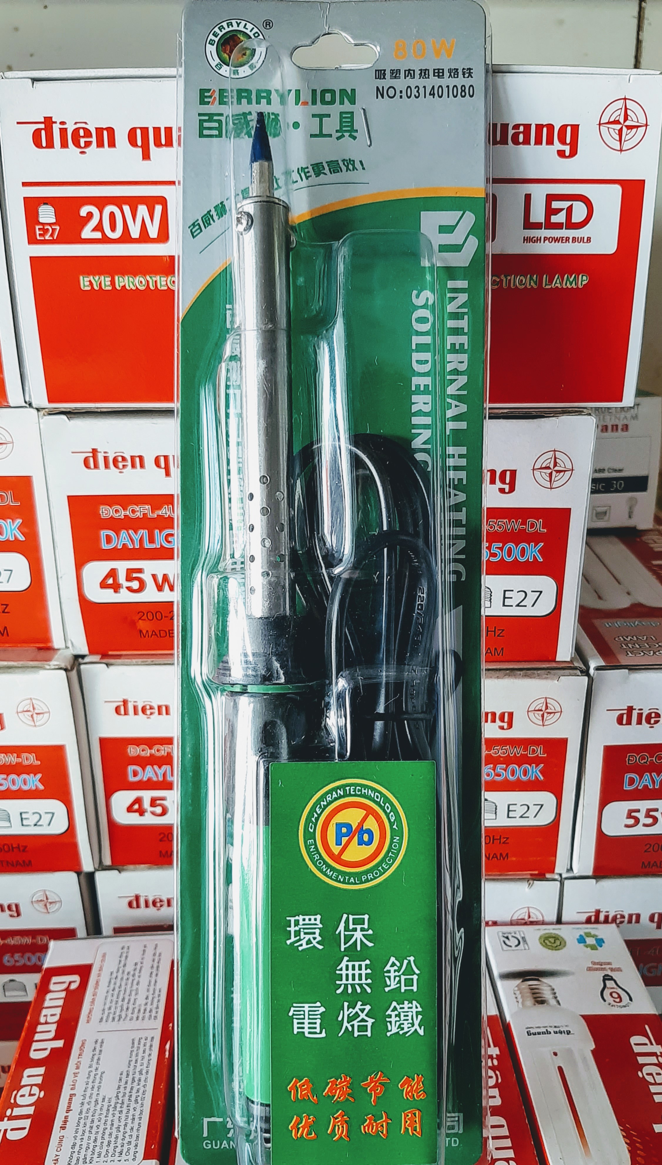 Mỏ Hàn Chì Cao Cấp 80W BERRY LION