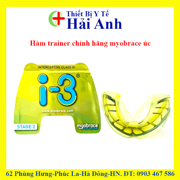 Hàm trainer nắn chỉnh răng khớp cắn ngược răng móm 10-15 tuổi chính hãng myobrace úc
