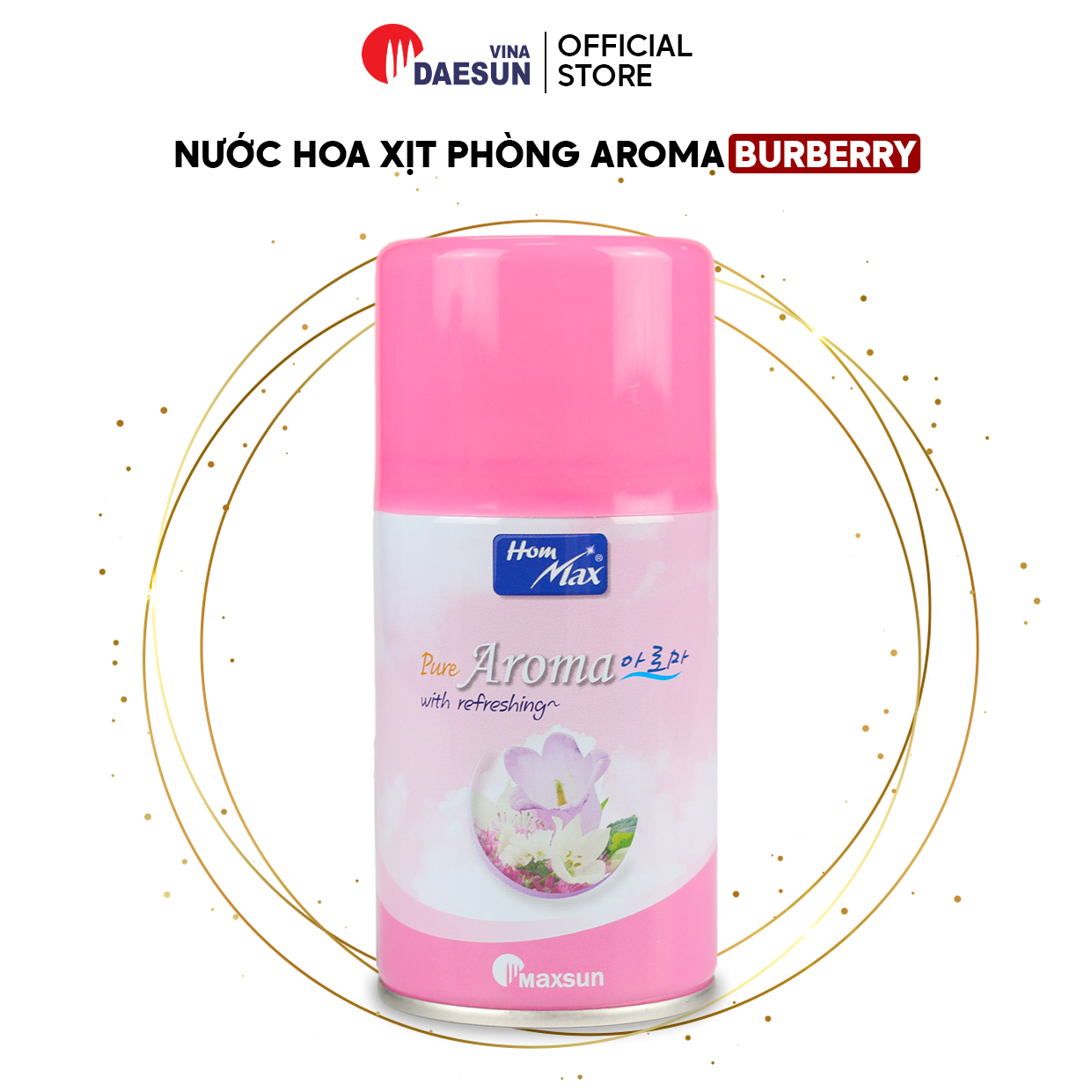 Nước Hoa Xịt Phòng Hàn Quốc Aroma Hommax (Hương Burberry) - Thanh Lọc Không Khí | Chiết Xuất Tự Nhiên | Hàng Chính Hãng