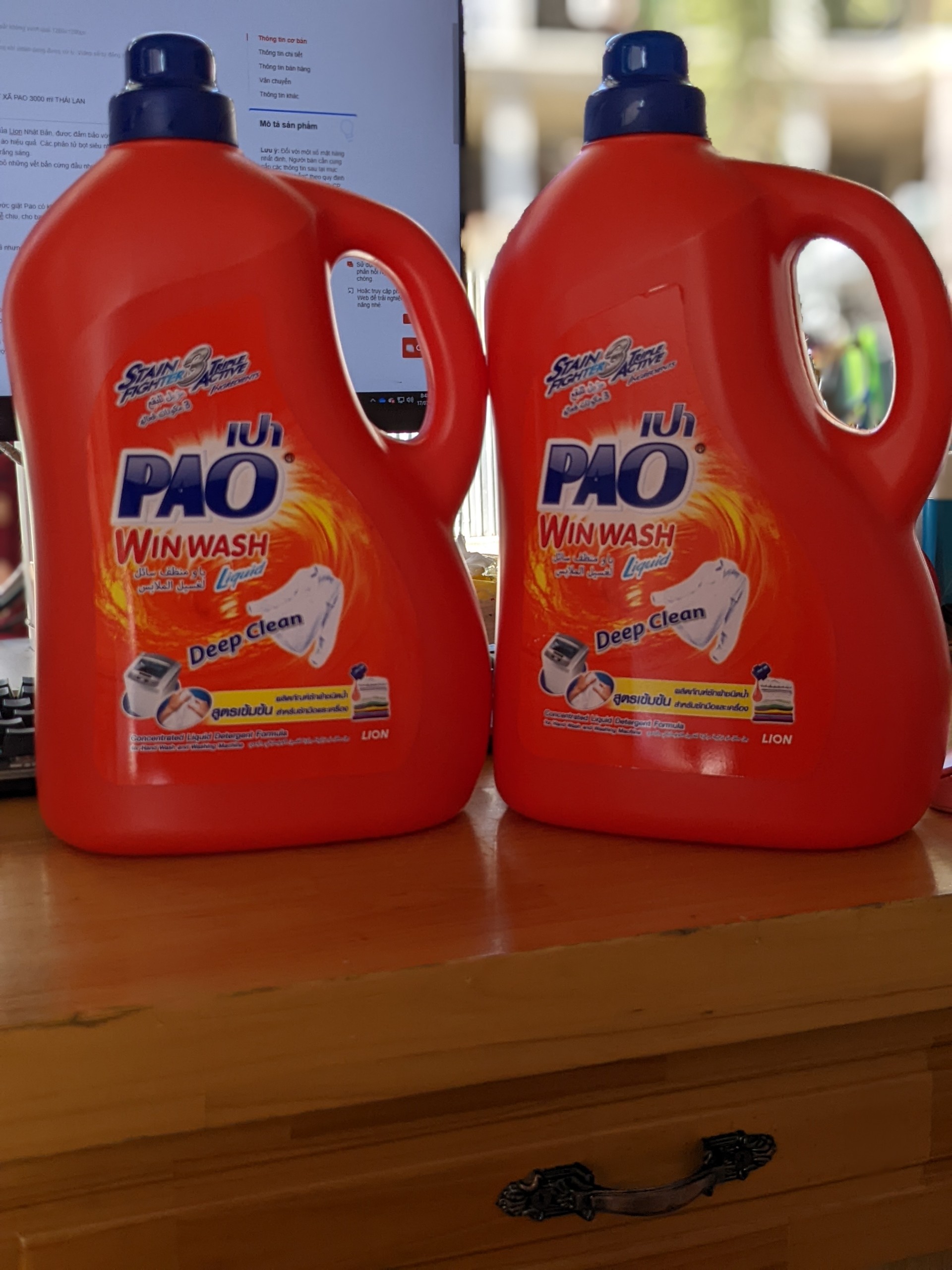 Nước giặt xã pao 3000 ml thái lan