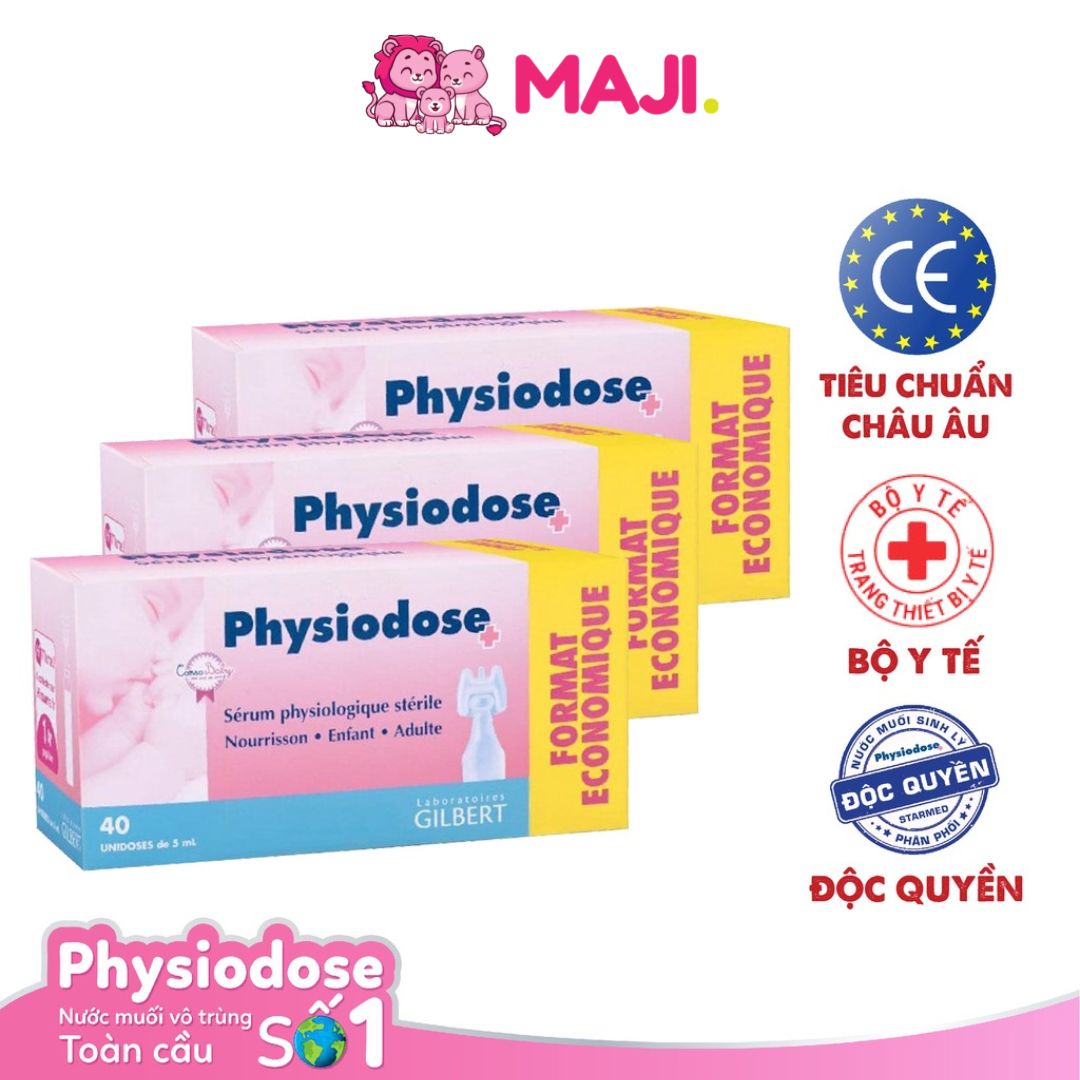 Combo 3 hộp Nước Muối Sinh Lý Physiodose