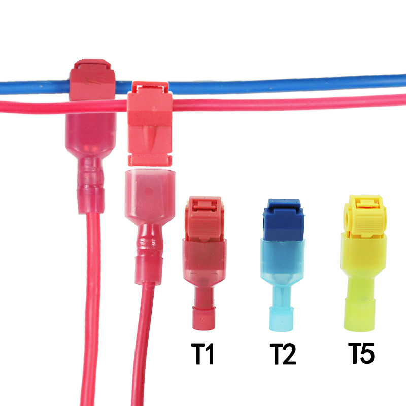 50 bộ cút nối dây điện chữ T phân nhánh - cút cắm