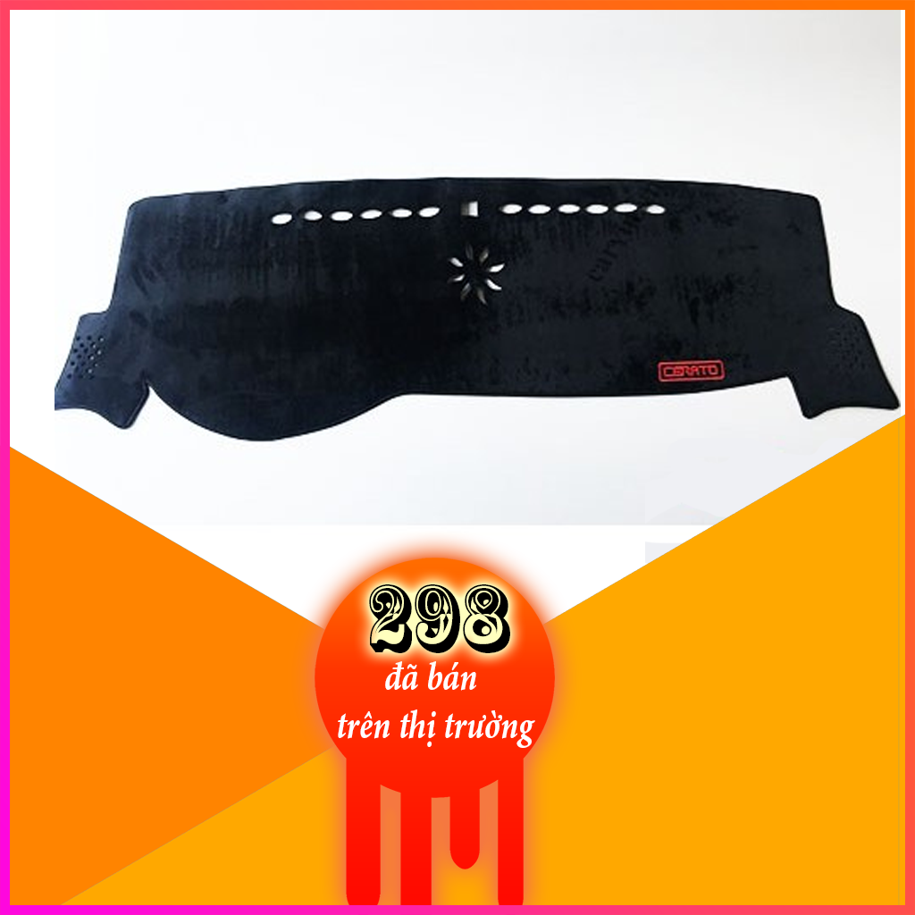Thảm taplo nhung loại đẹp đế cao su chống trượt xe Kia Cerato 2019-2020-2021 hàng loại đẹp , chất lượng