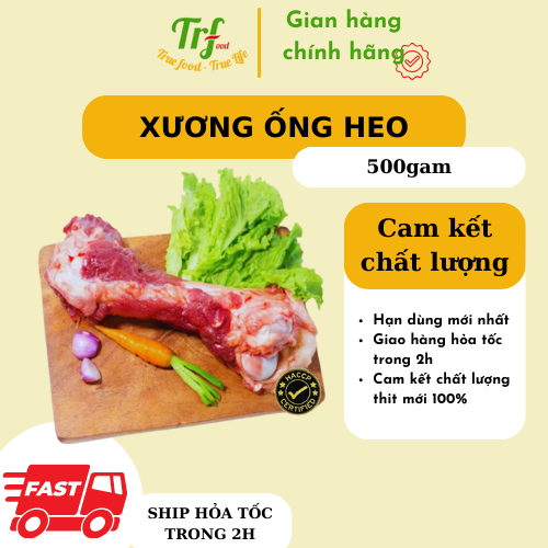 Xương ống heo Truefood nhập khẩu 500g