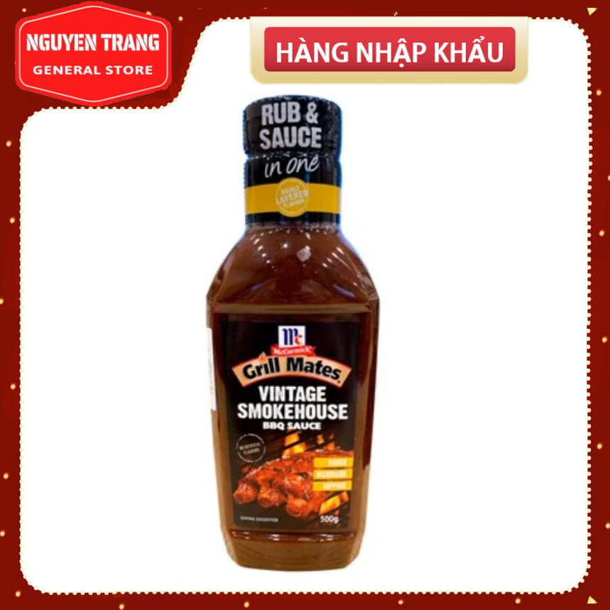 Sốt ướp bbq vị khói mccormick 500g