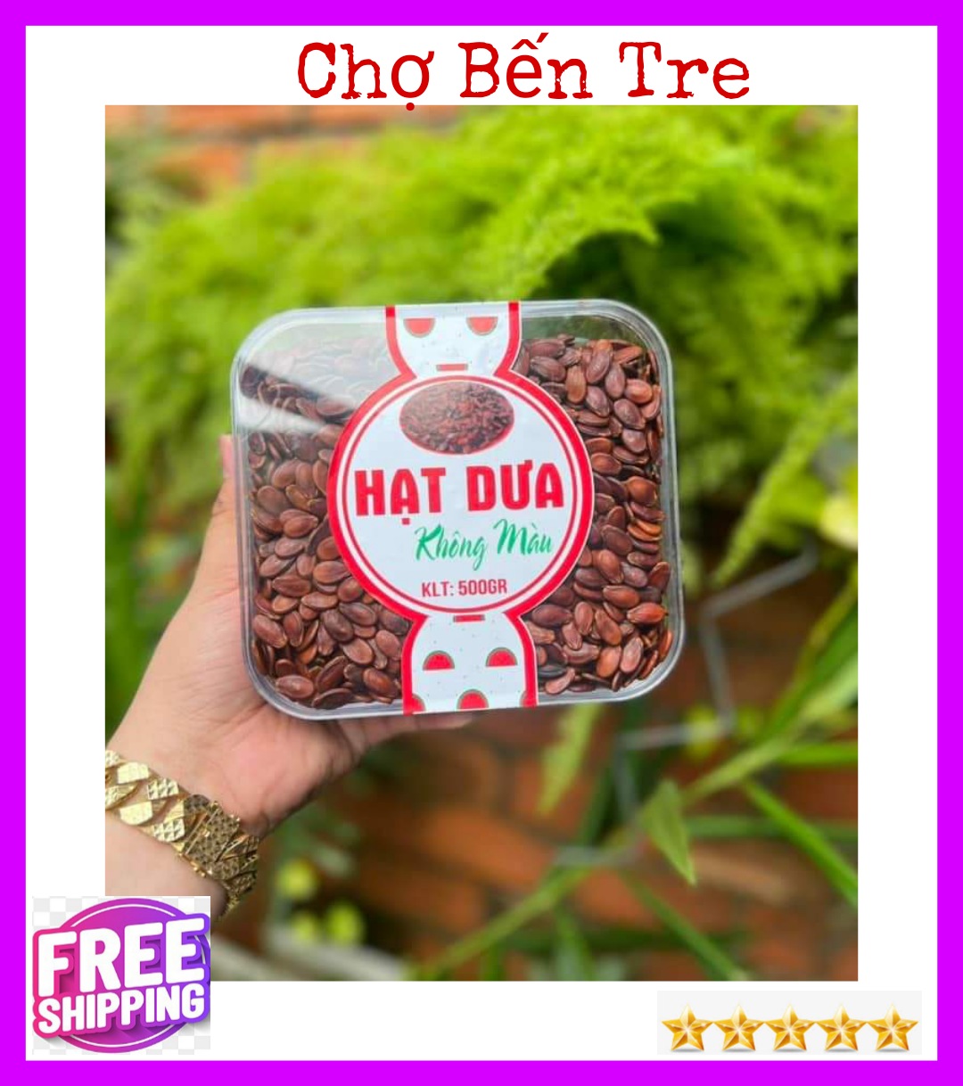 1kg Hạt dưa rang củi không phẩm màu - Chợ Bến Tre