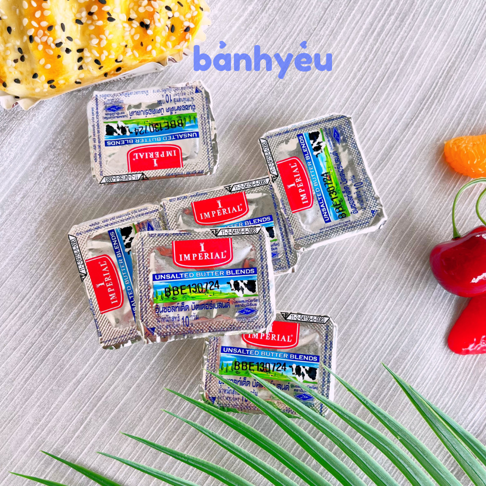 Bơ lạt làm bánh viên 8g hiệu Imperial Thái lan