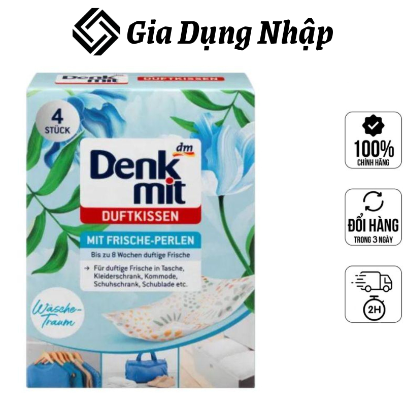 Túi thơm tủ quần áo denkmit, giúp giữ quần áo thơm lâu, hàng chính hãng, nhập đức
