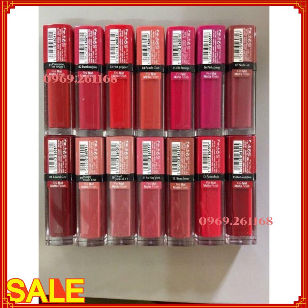 Son Bourjois Rouge Edition Velvet của Pháp - 100% Authentic