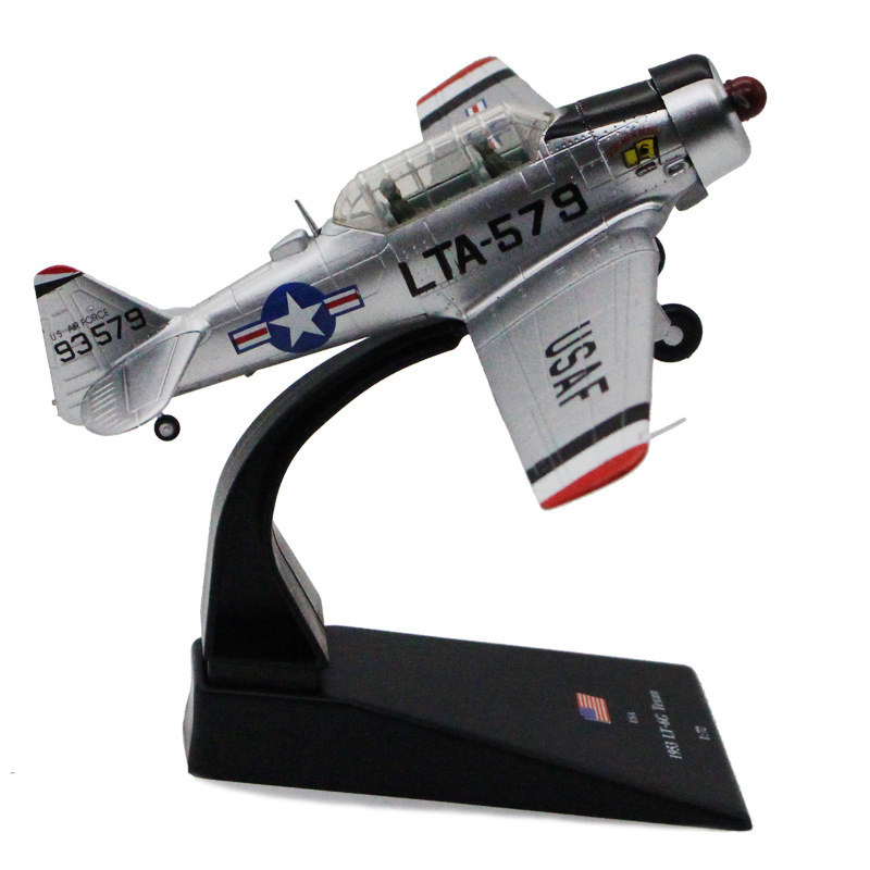 XIR Amir 1：72 Hoa Kỳ 1953 Texas LT-6G Bộ Sưu Tập Mô Hình Máy Bay Tĩnh Mô Phỏng Máy Bay Chiến Đấu Bạc RR20